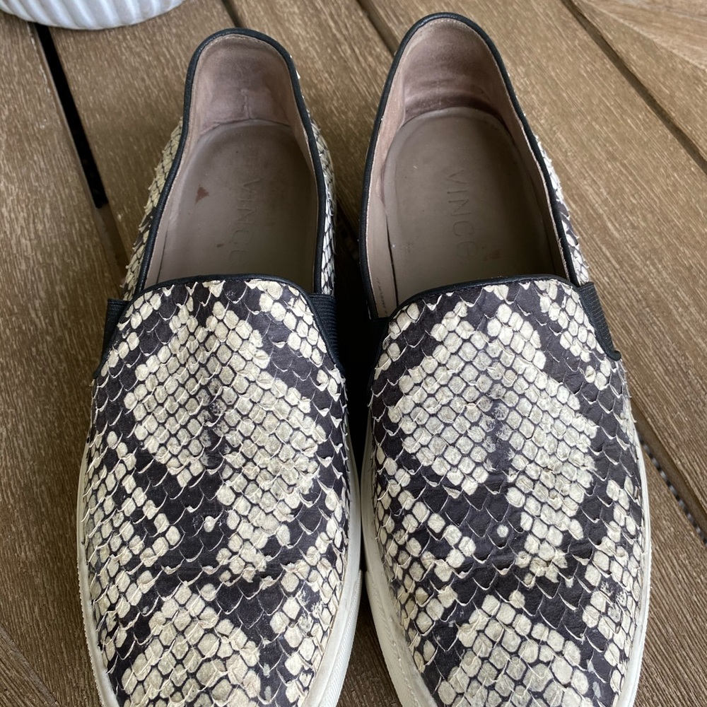 (Sold) Vince Berlin Python Slip-On Sneaker Size - Picture 8 of 12